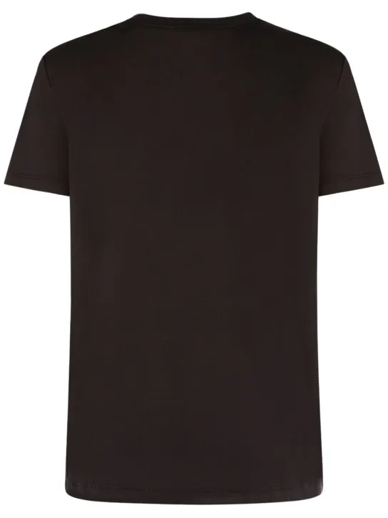 Max Mara   Elmo embroidered cotton t-shirt 