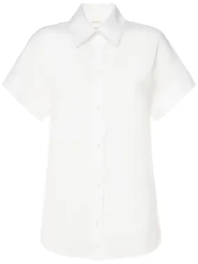 Max Mara   Oriana poplin short sleeve shirt 