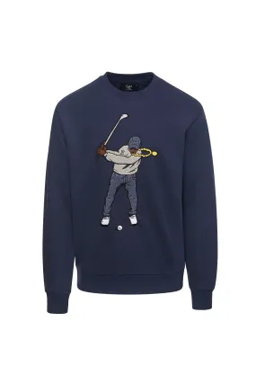 Men's Core Fleece Crew Swingman Midnight Navy