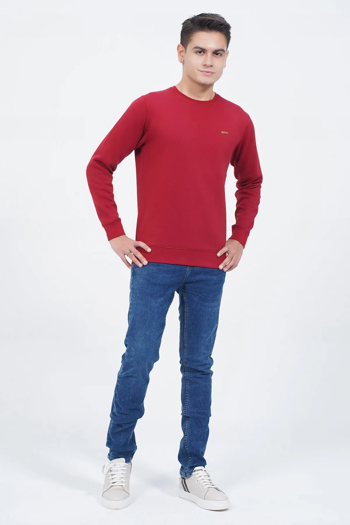 Mens "CLOVIS" Crew Neck Long Sleeves Sweatshirt