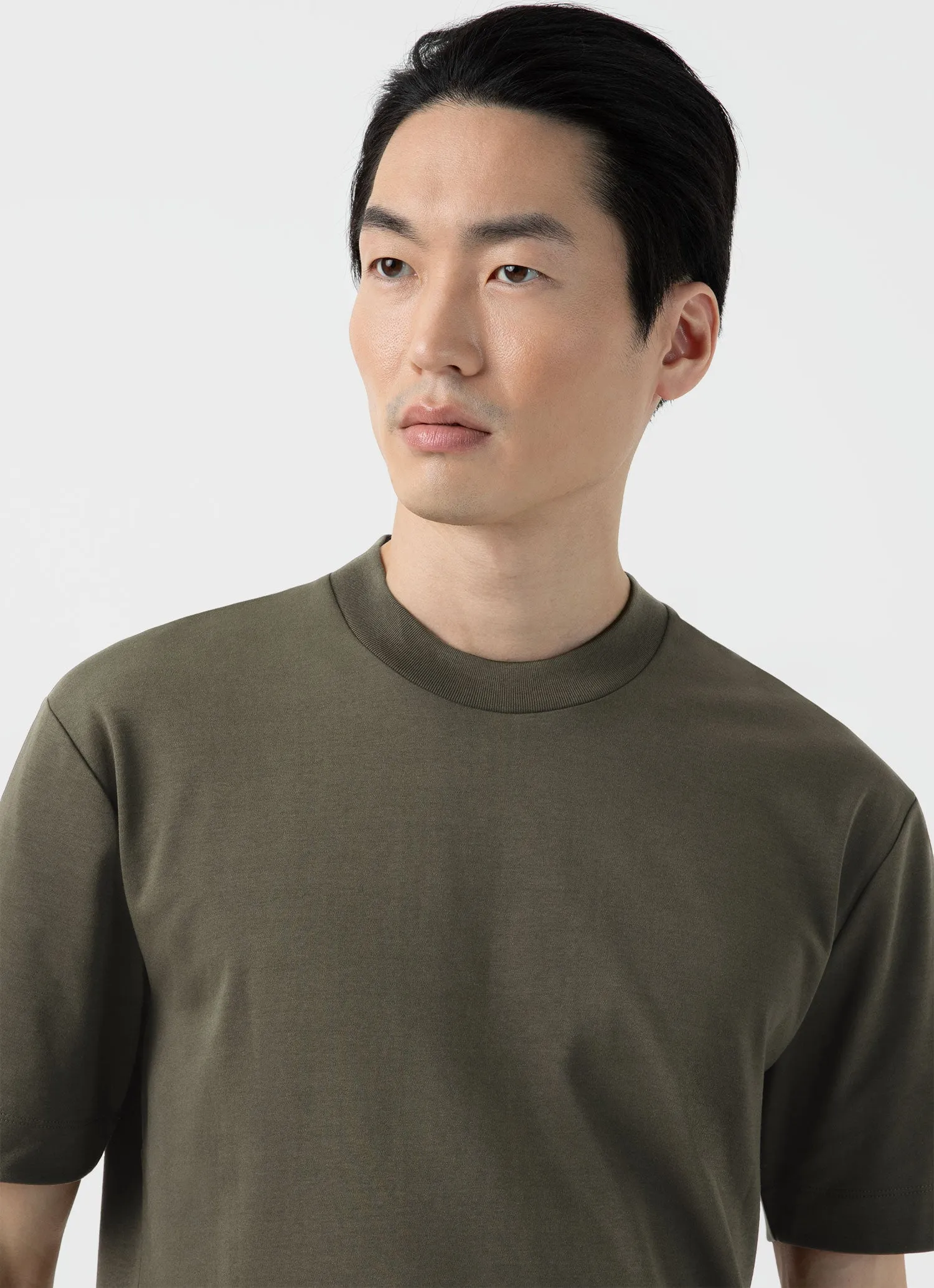 Men's Relaxed Fit Heavyweight T-shirt in Khaki