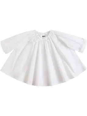 MM6 Maison Margiela   Cotton poplin shirt w/ bow 