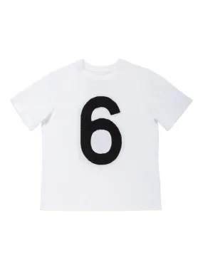 MM6 Maison Margiela   Logo print cotton jersey t-shirt 