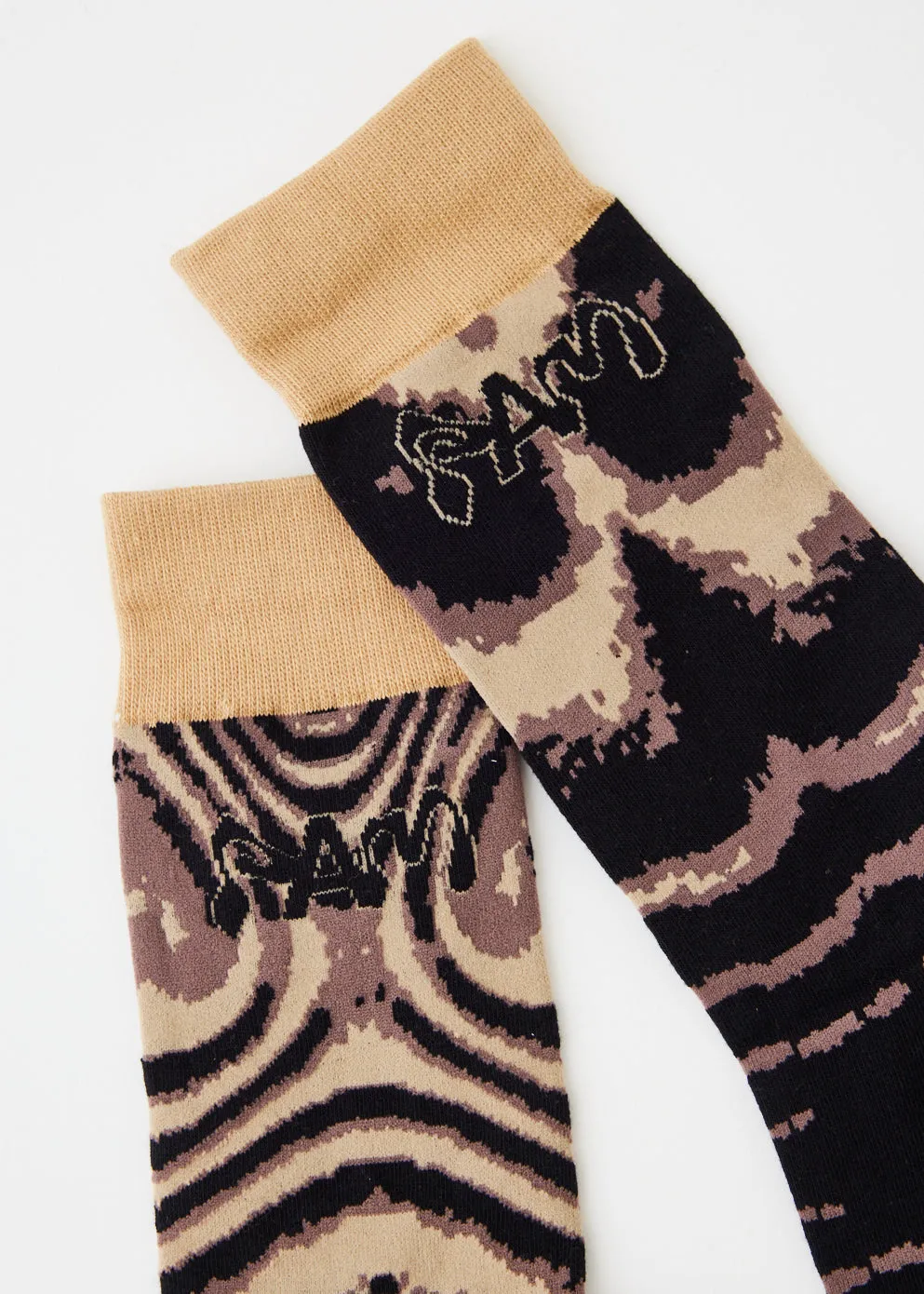 Moire Dress Socks