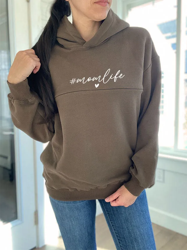 #MomLife Hooded Sweatshirt