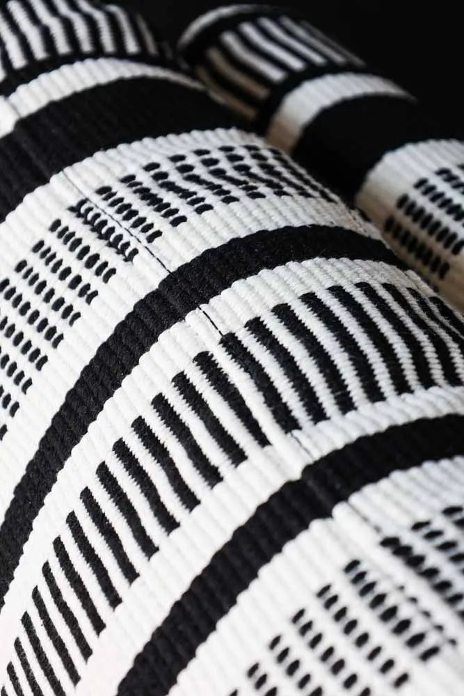 Monochrome Stripe Swivel Chair