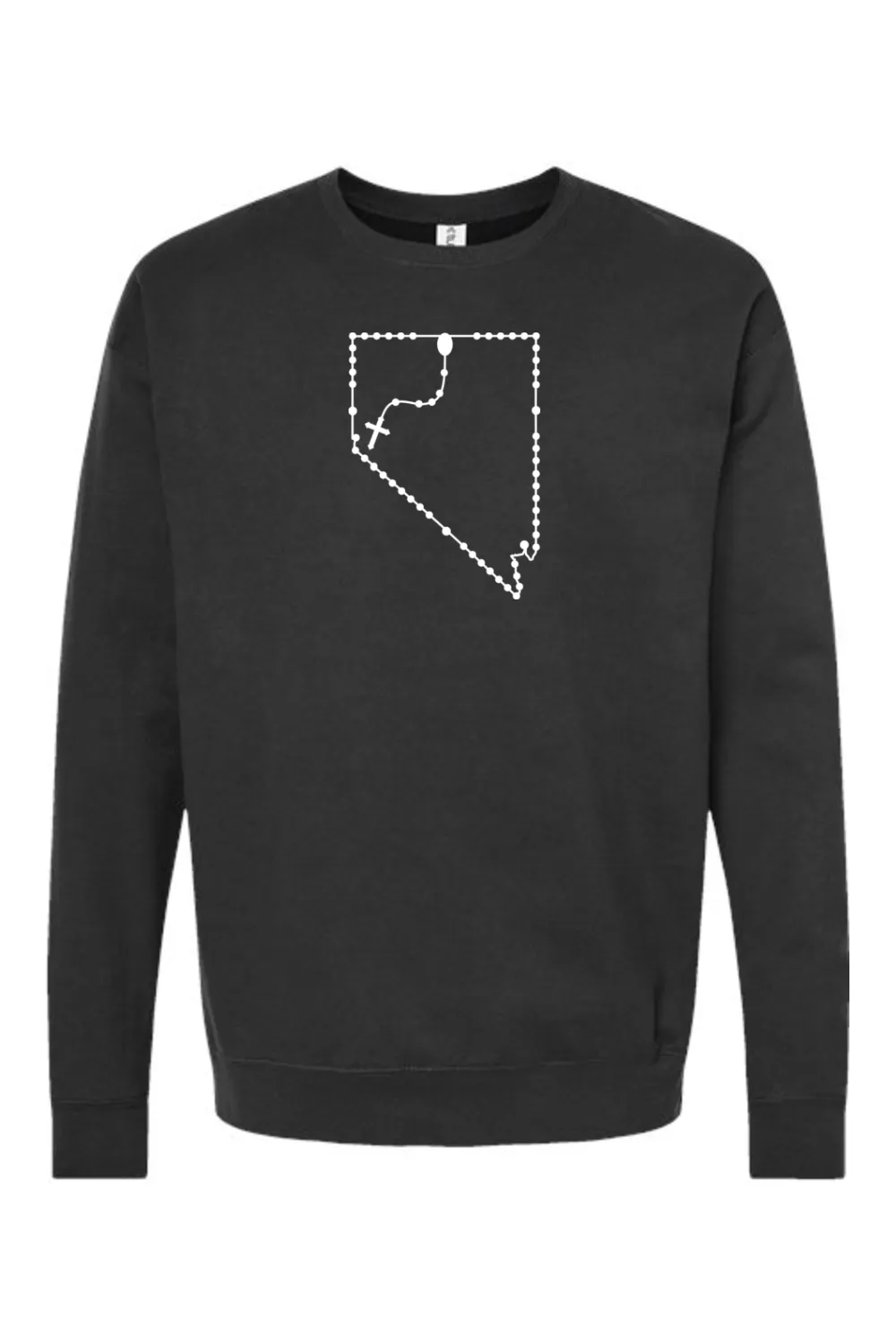 Nevada Catholic Rosary Crewneck Sweatshirt