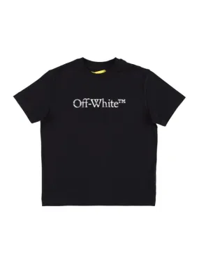 Off-White   Bookish Bit logo cotton t-shirt 