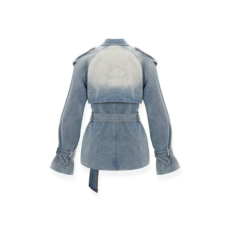 Planetary Denim Trench Coat