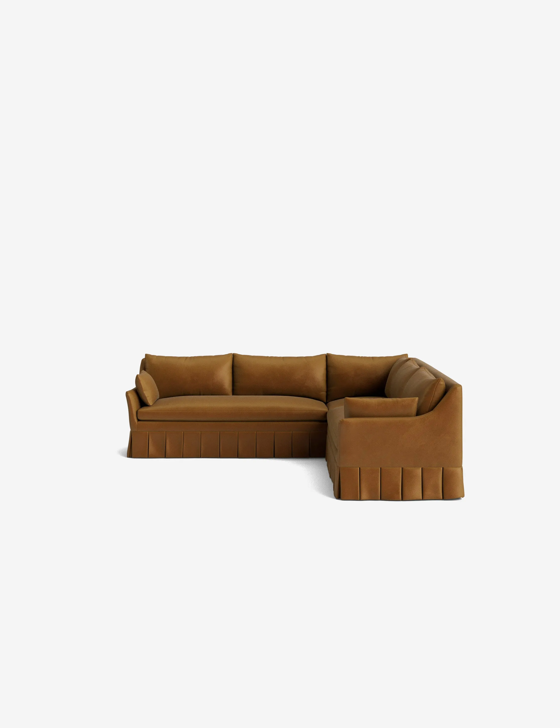 Portola Pleated Sectional Sofa