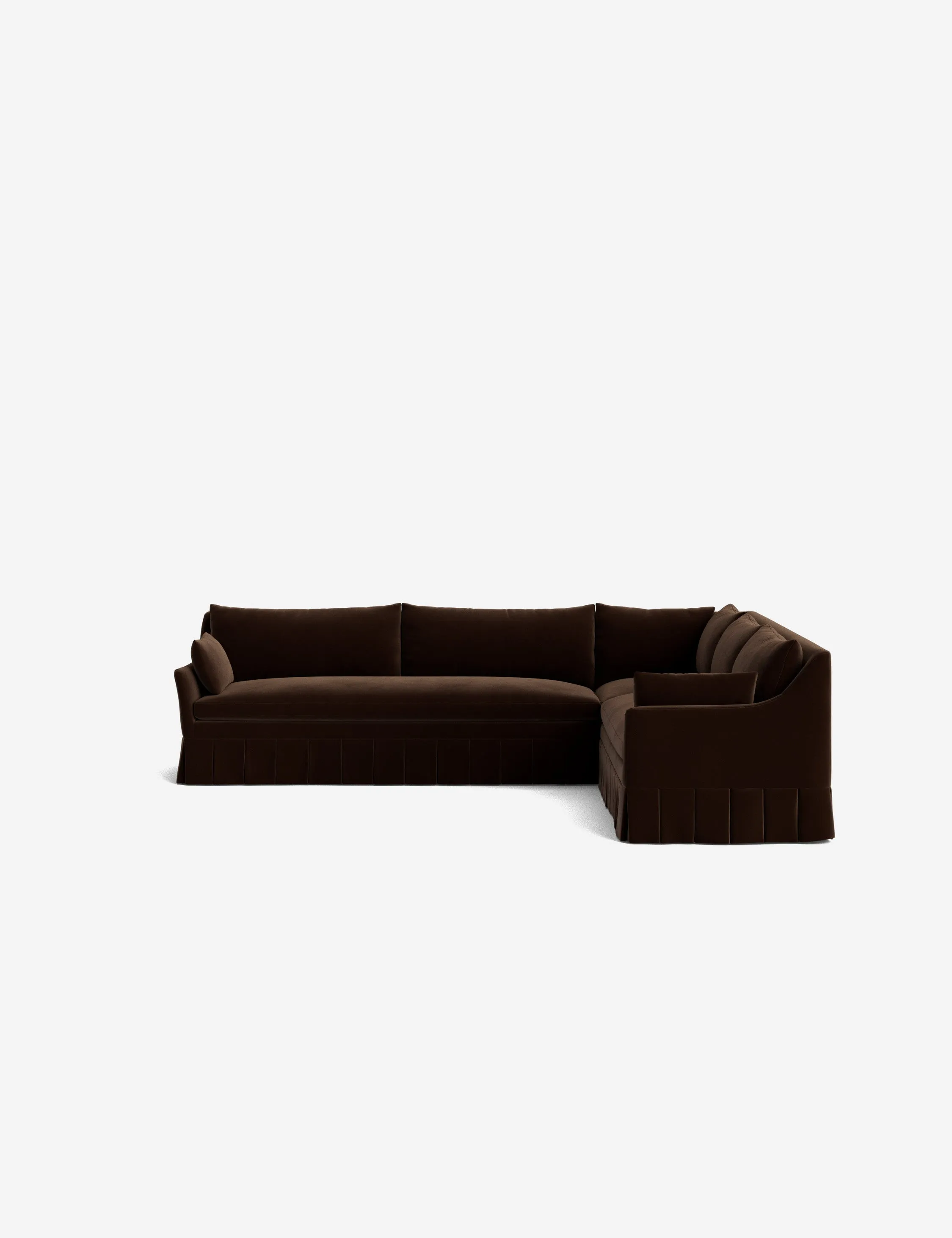 Portola Pleated Sectional Sofa