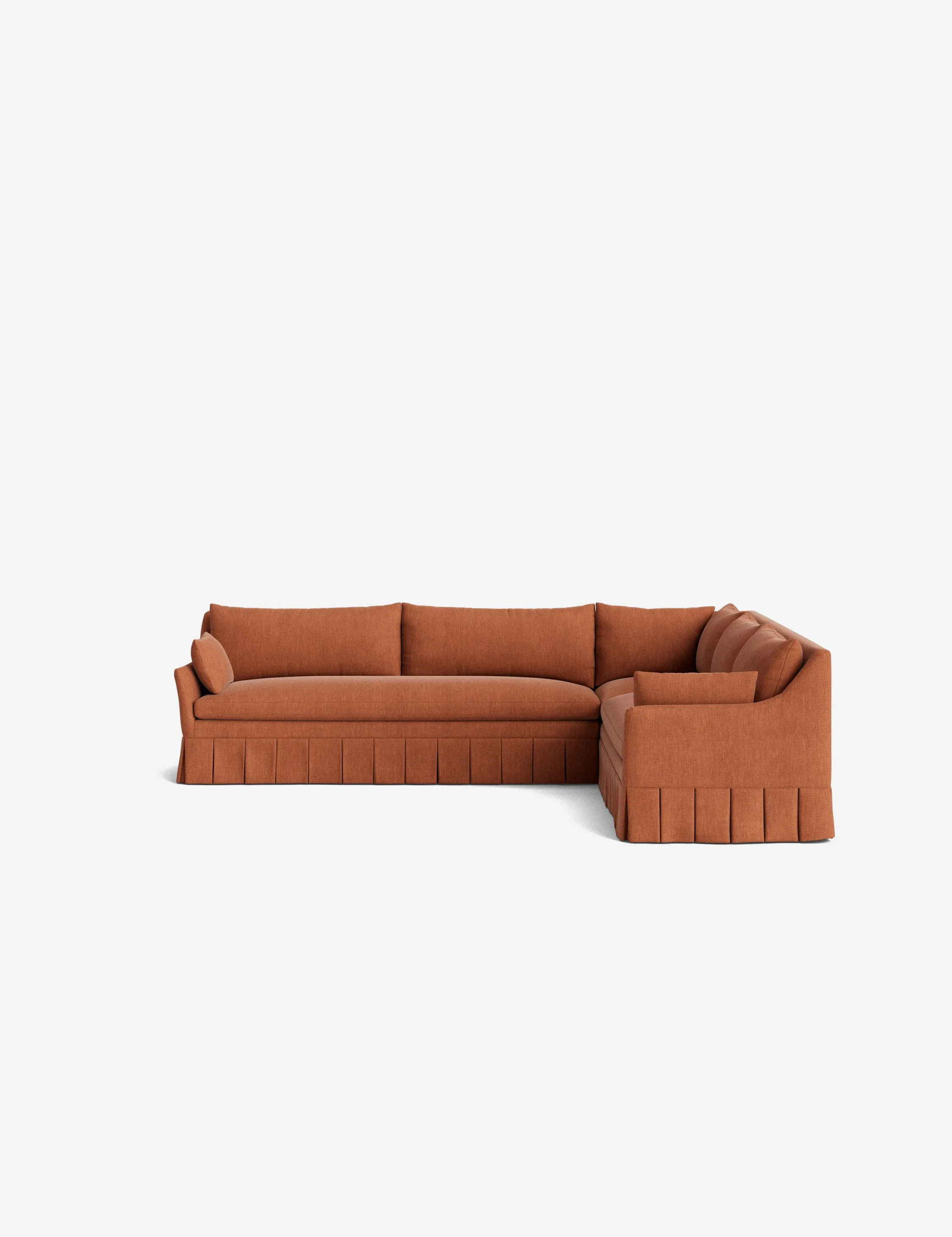 Portola Pleated Sectional Sofa