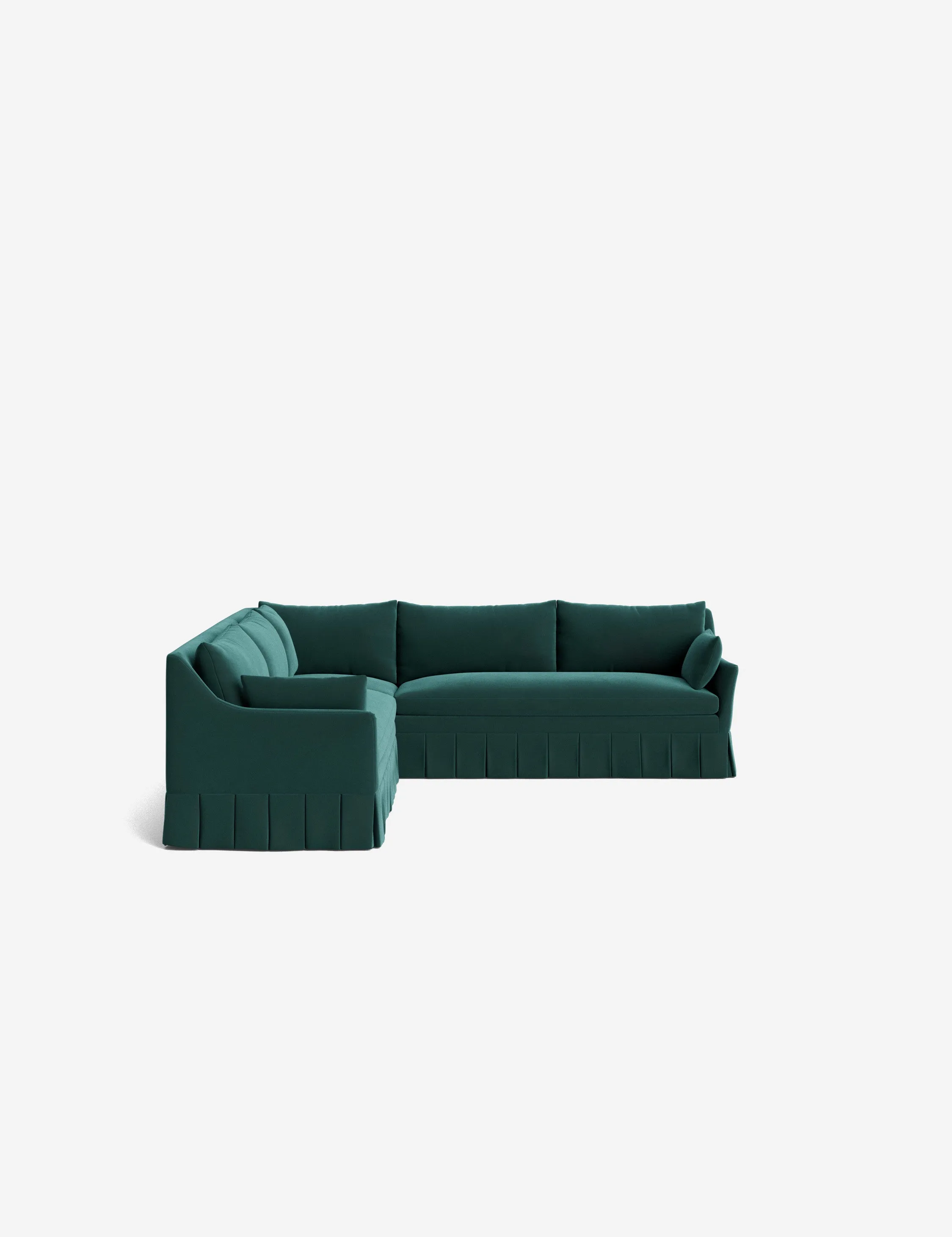 Portola Pleated Sectional Sofa