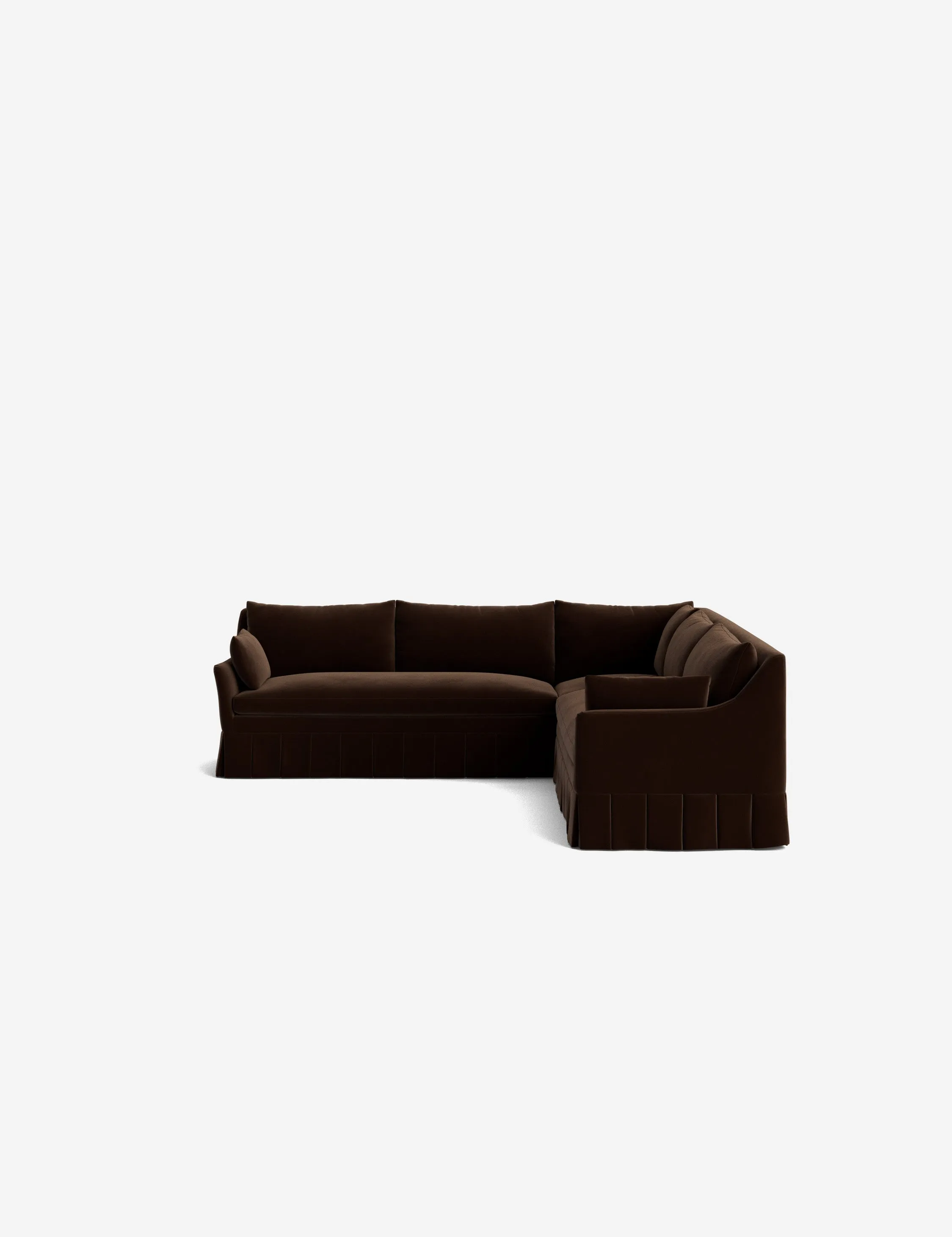 Portola Pleated Sectional Sofa