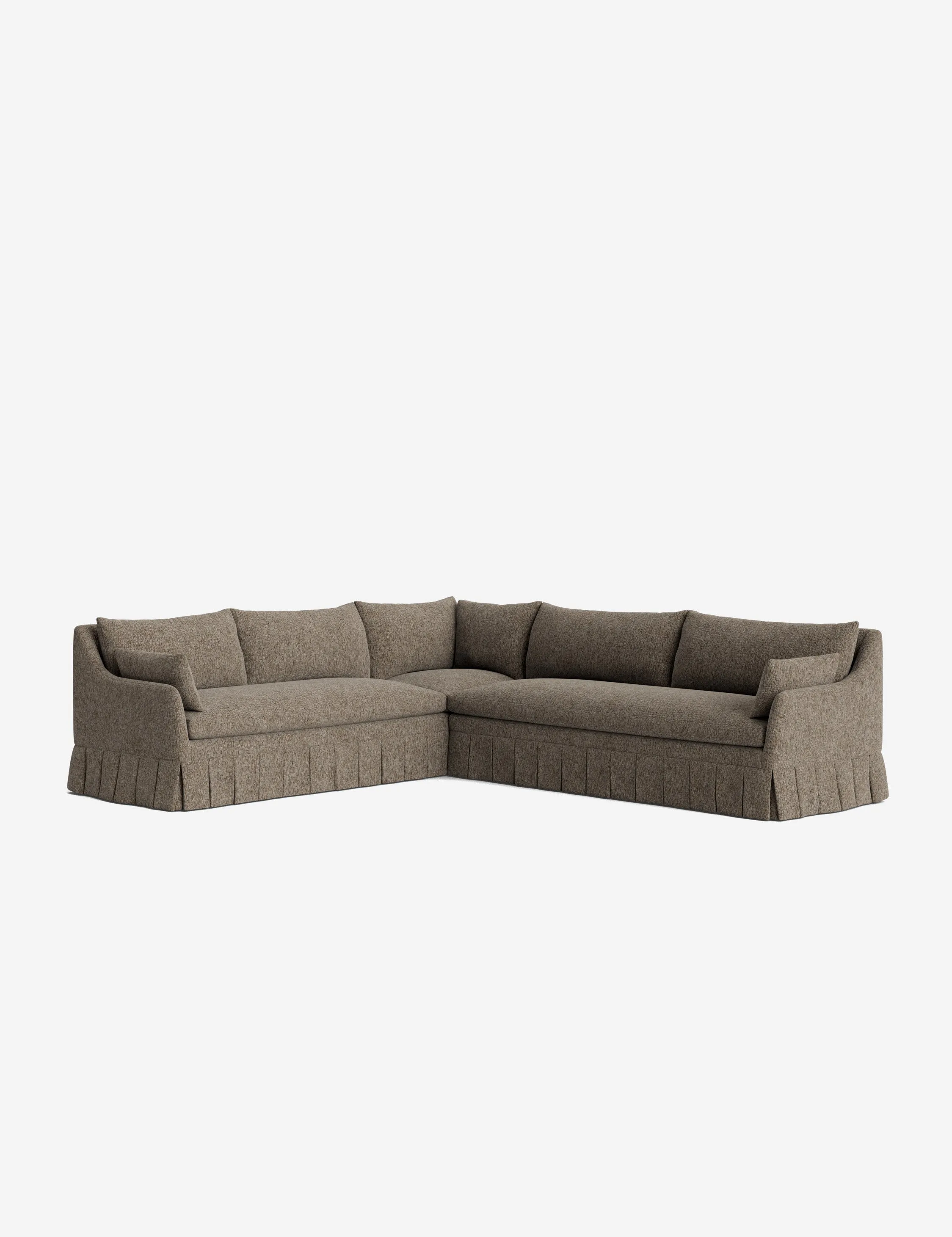 Portola Pleated Sectional Sofa