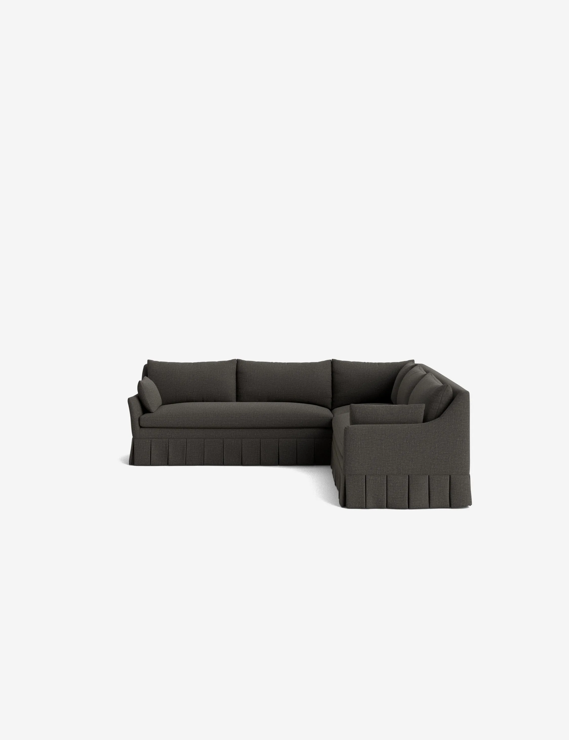 Portola Pleated Sectional Sofa