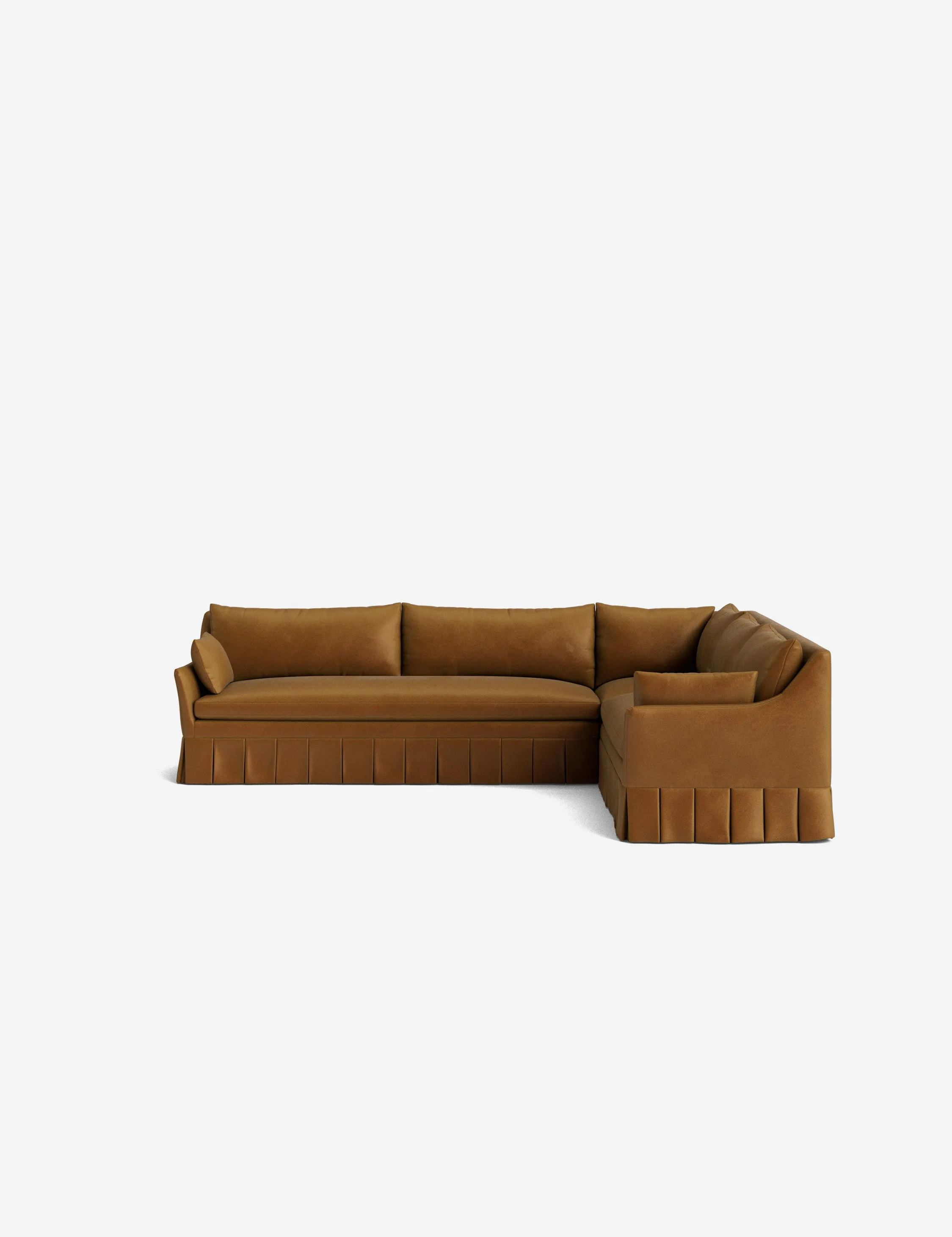 Portola Pleated Sectional Sofa