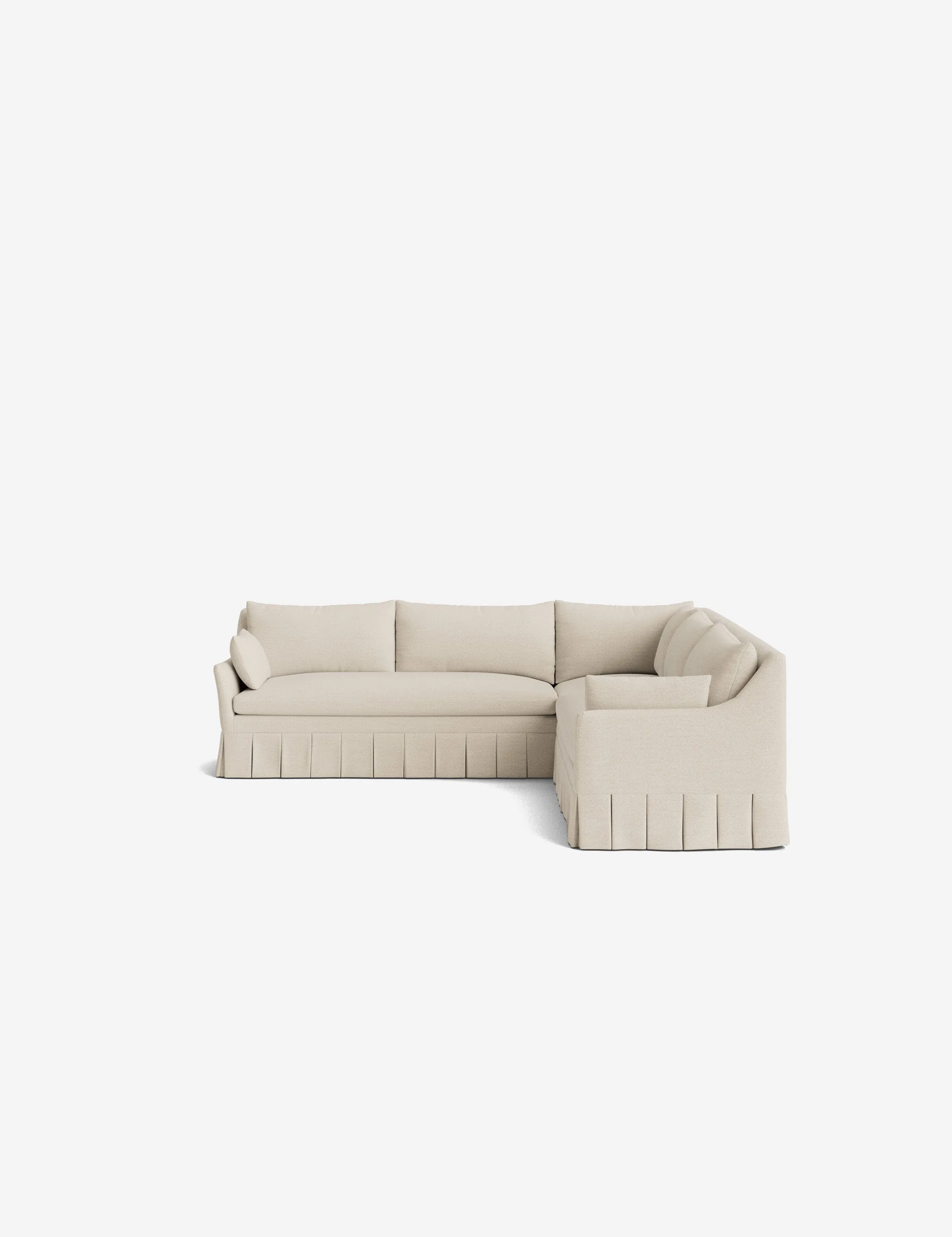 Portola Pleated Sectional Sofa