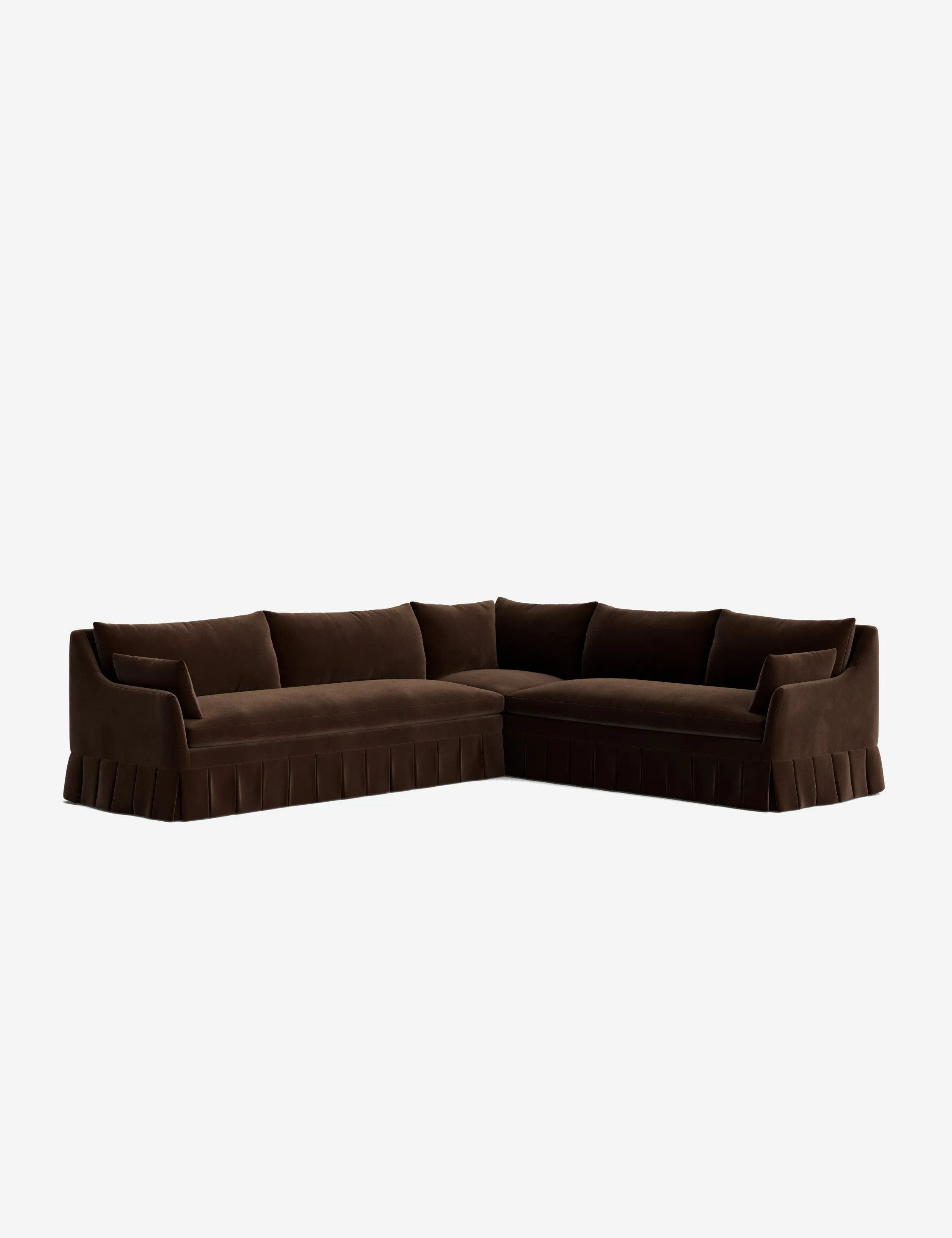 Portola Pleated Sectional Sofa