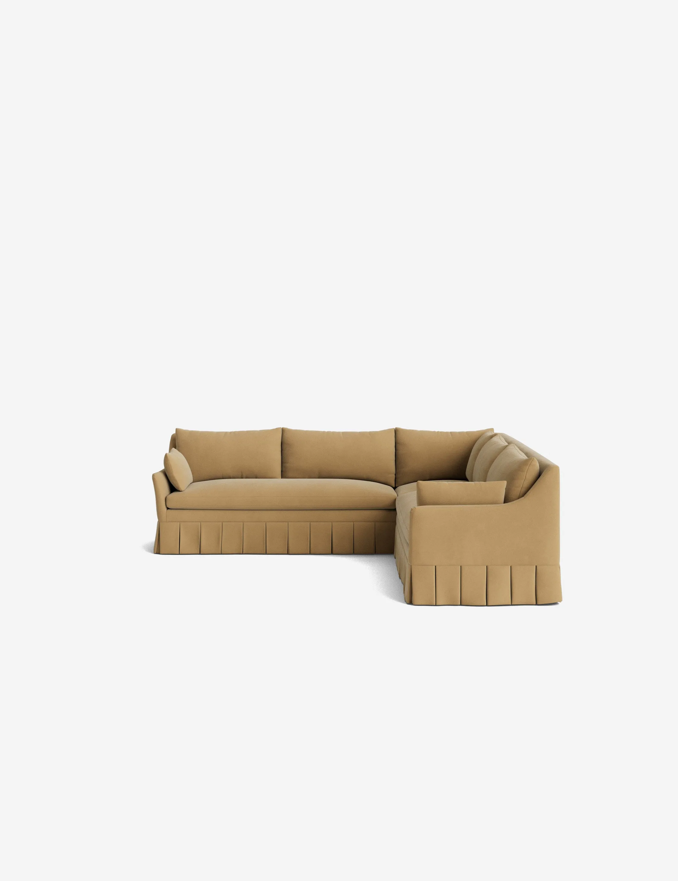 Portola Pleated Sectional Sofa