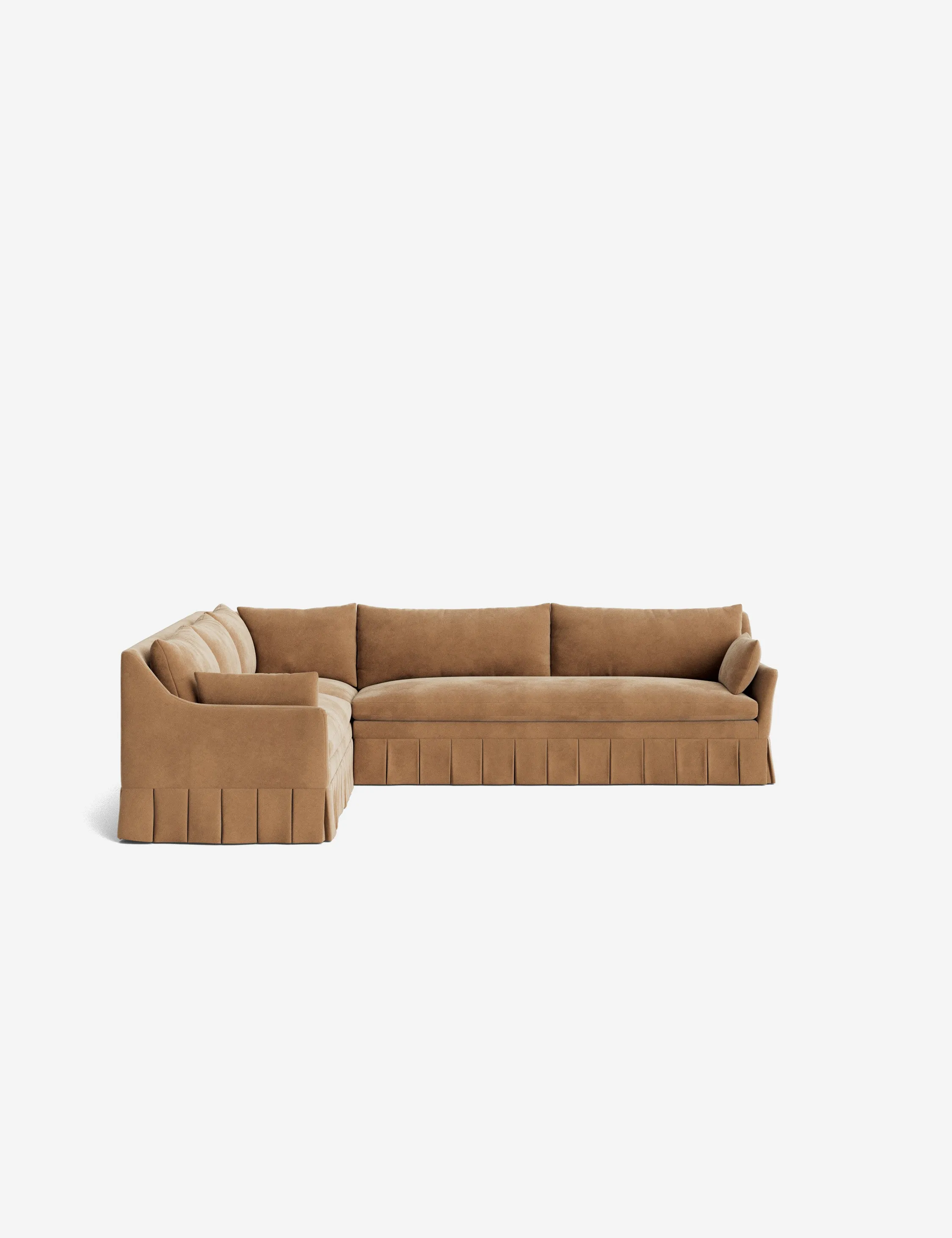 Portola Pleated Sectional Sofa