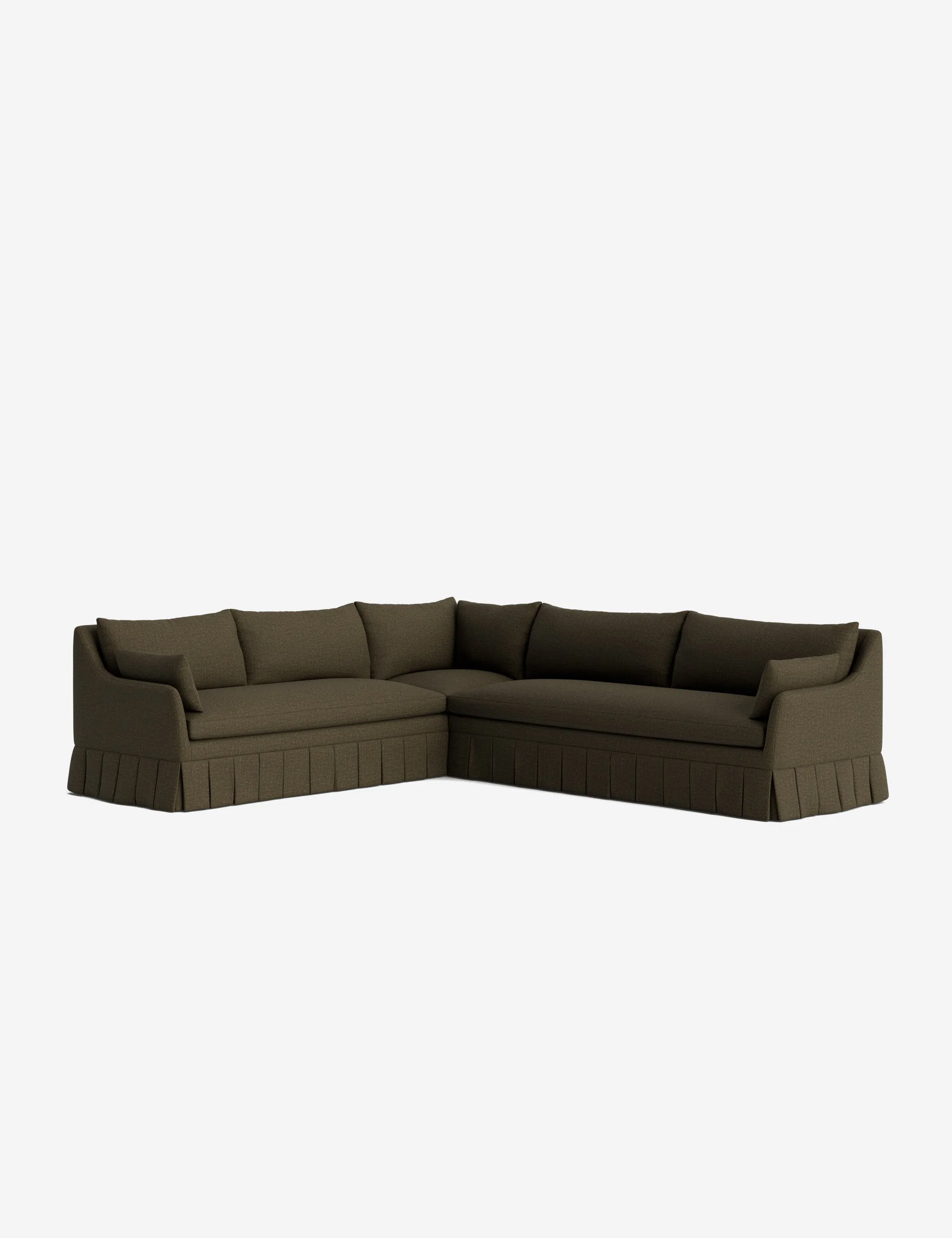 Portola Pleated Sectional Sofa