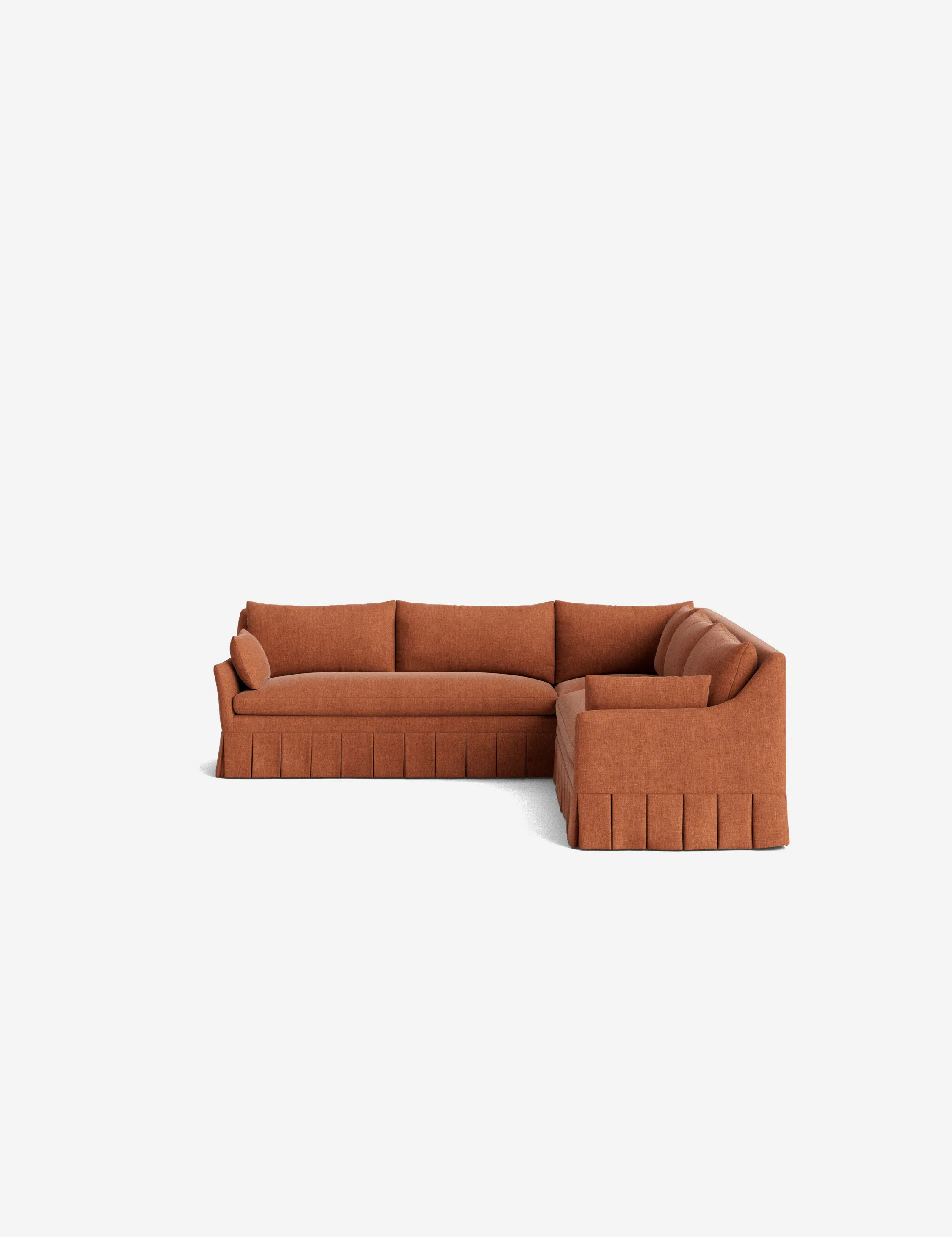 Portola Pleated Sectional Sofa