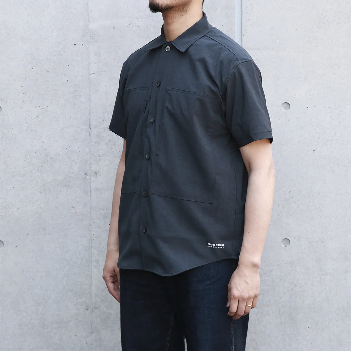 "MONOCHROME"Utility S/S Shirt / TR23SS-408