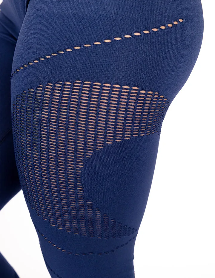 REVEAL SEAMLESS LEGGINGS - NAVY