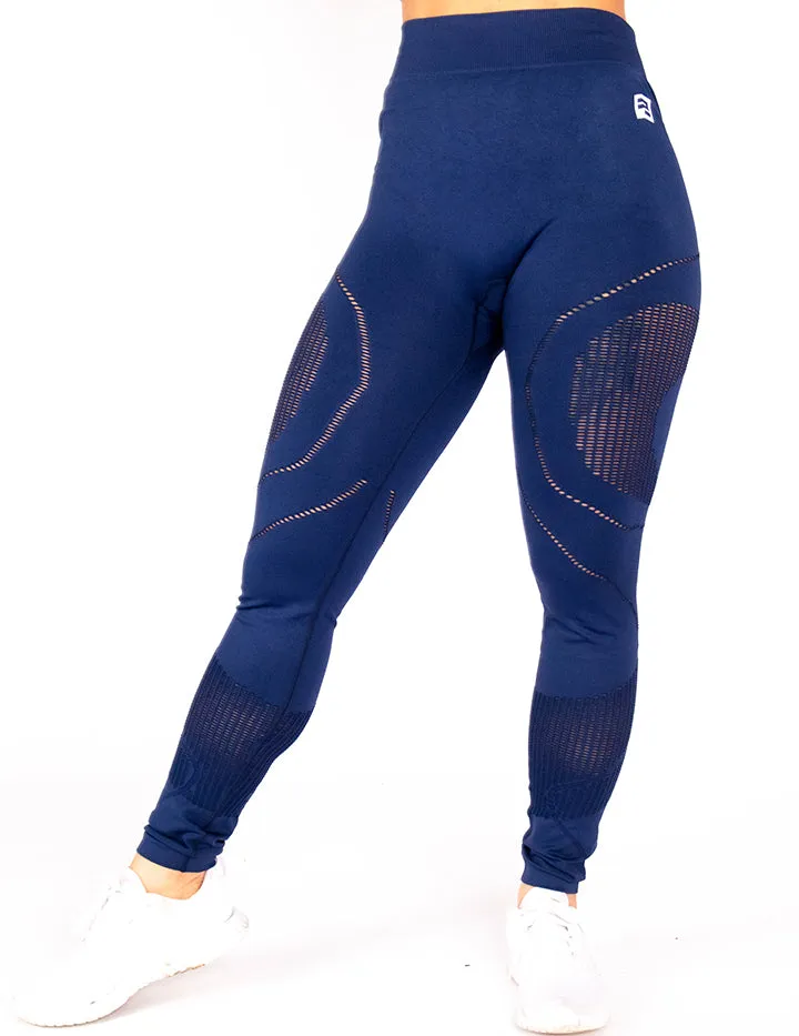 REVEAL SEAMLESS LEGGINGS - NAVY