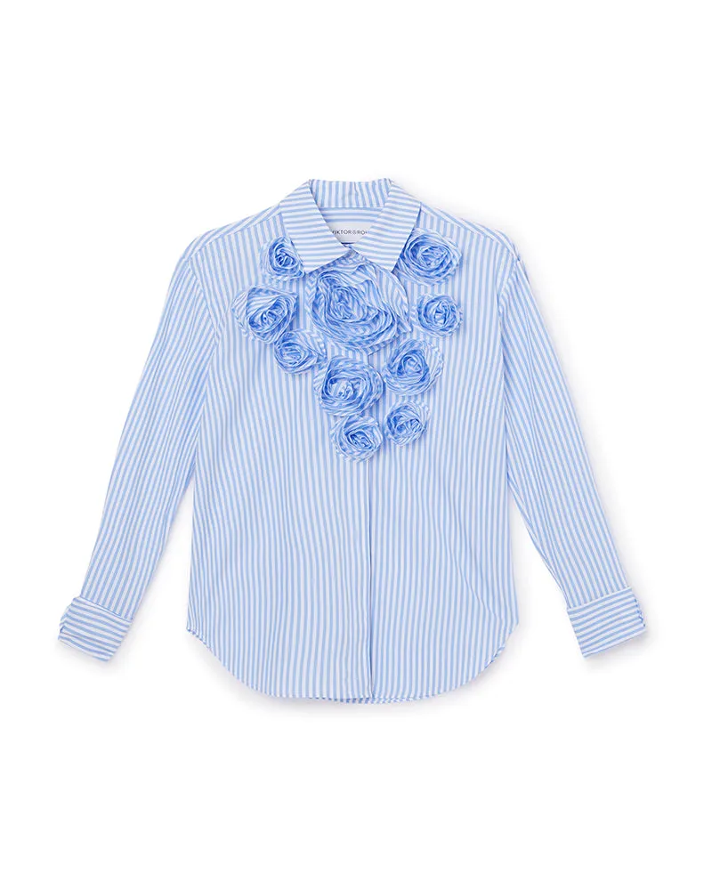 ROSE APPLIQUE SHIRT