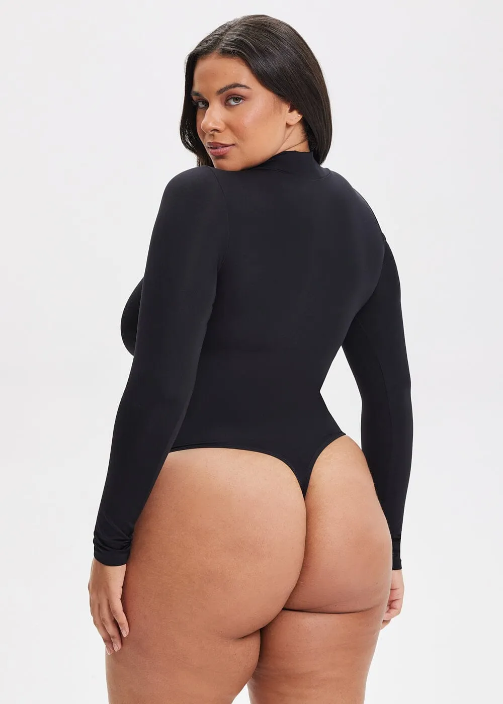 SculptingBodysuit Turtle Neck Thong