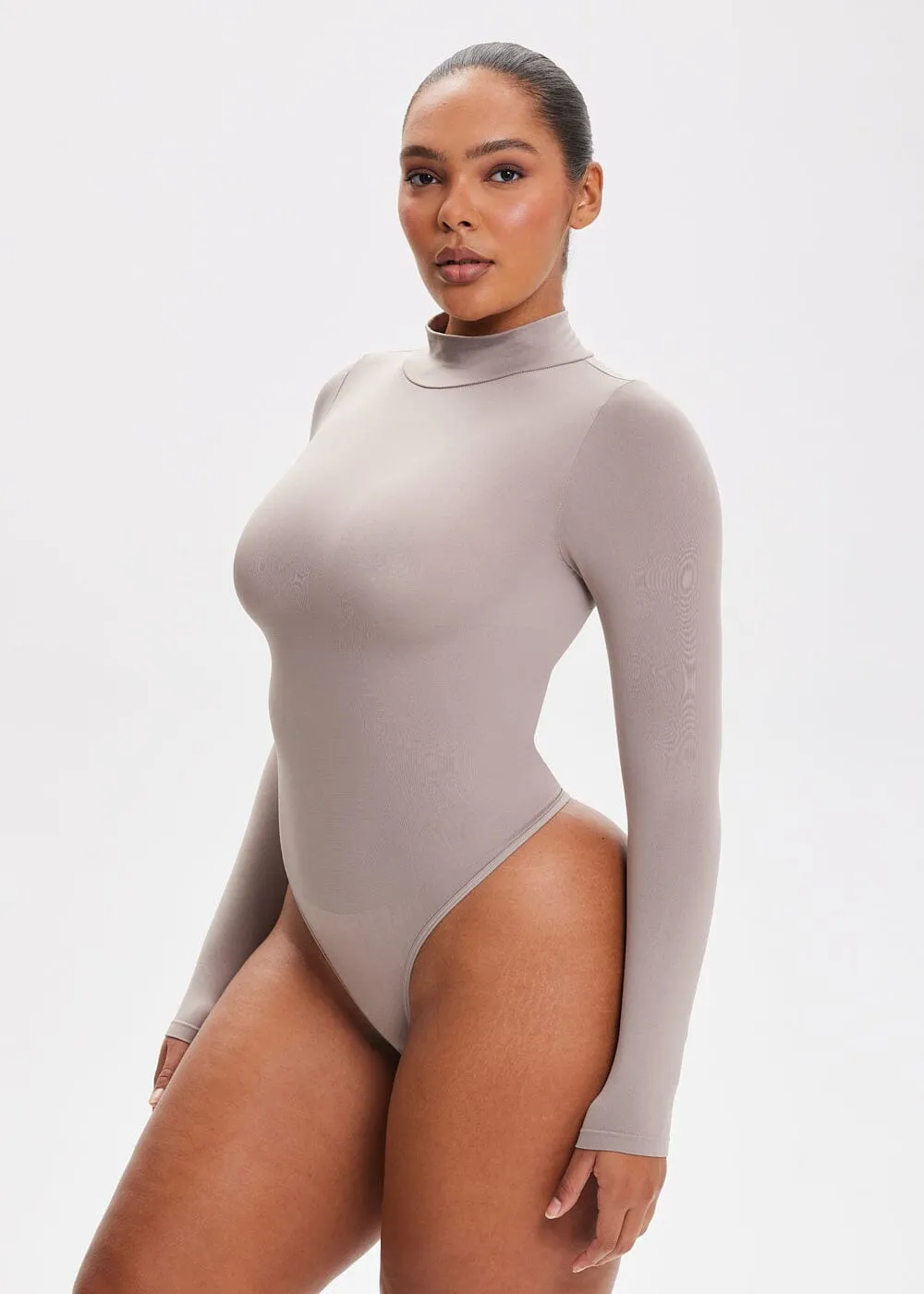 SculptingBodysuit Turtle Neck Thong