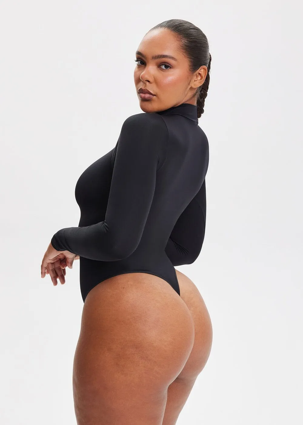 SculptingBodysuit Turtle Neck Thong