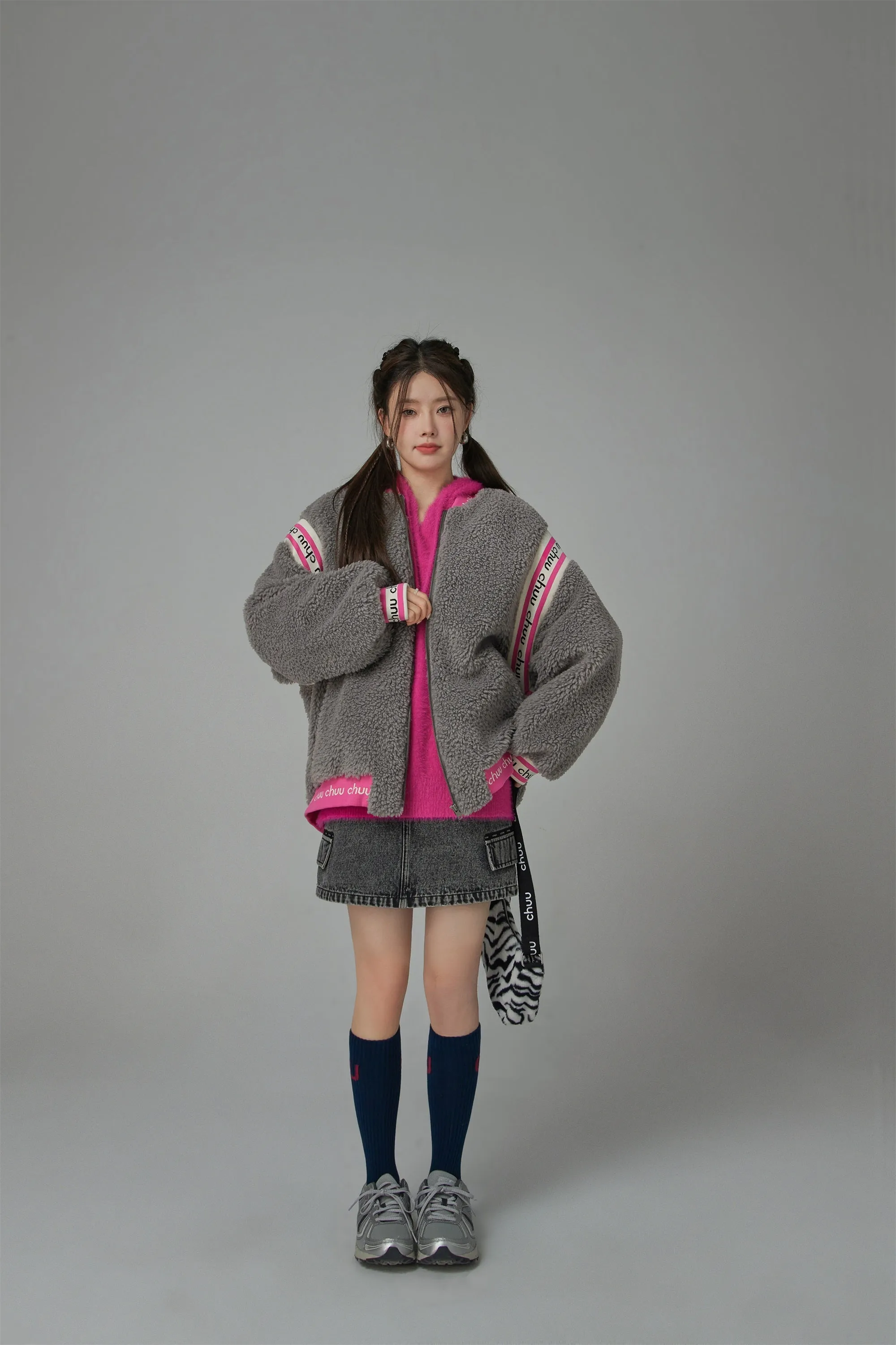 Sheep Fleece Jumper Zip-Up Jacket