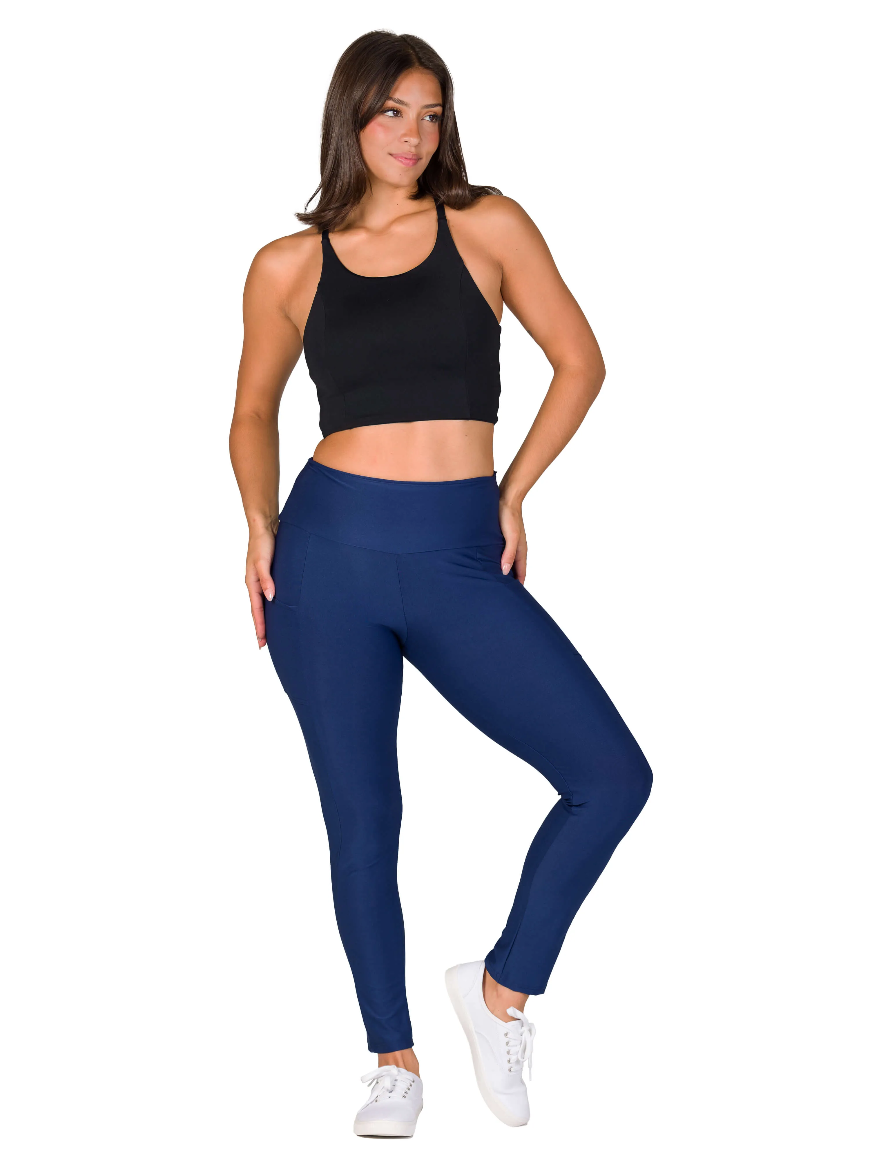 Side Pocket Ankle Length Yoga Pant Leggings