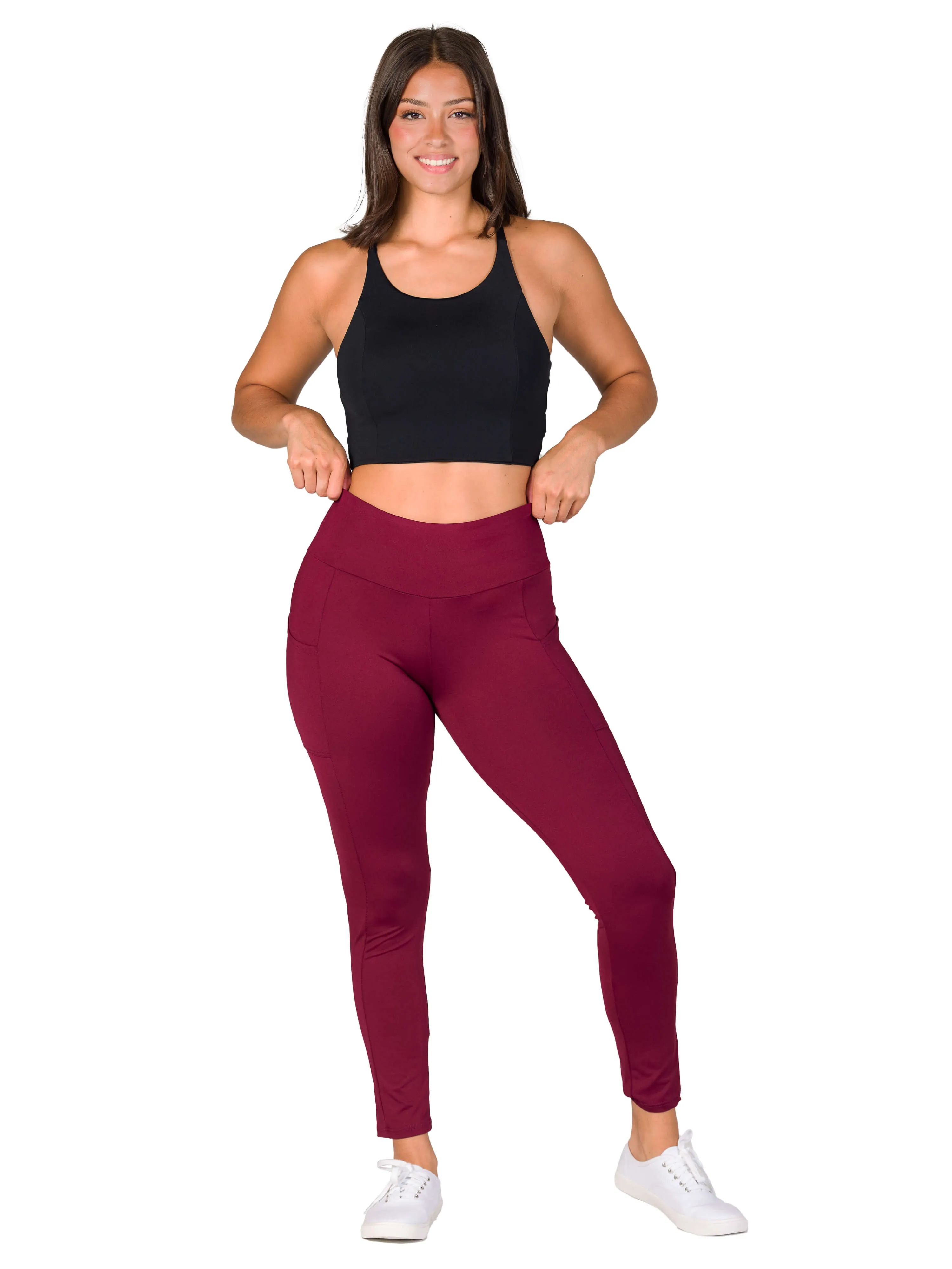 Side Pocket Ankle Length Yoga Pant Leggings