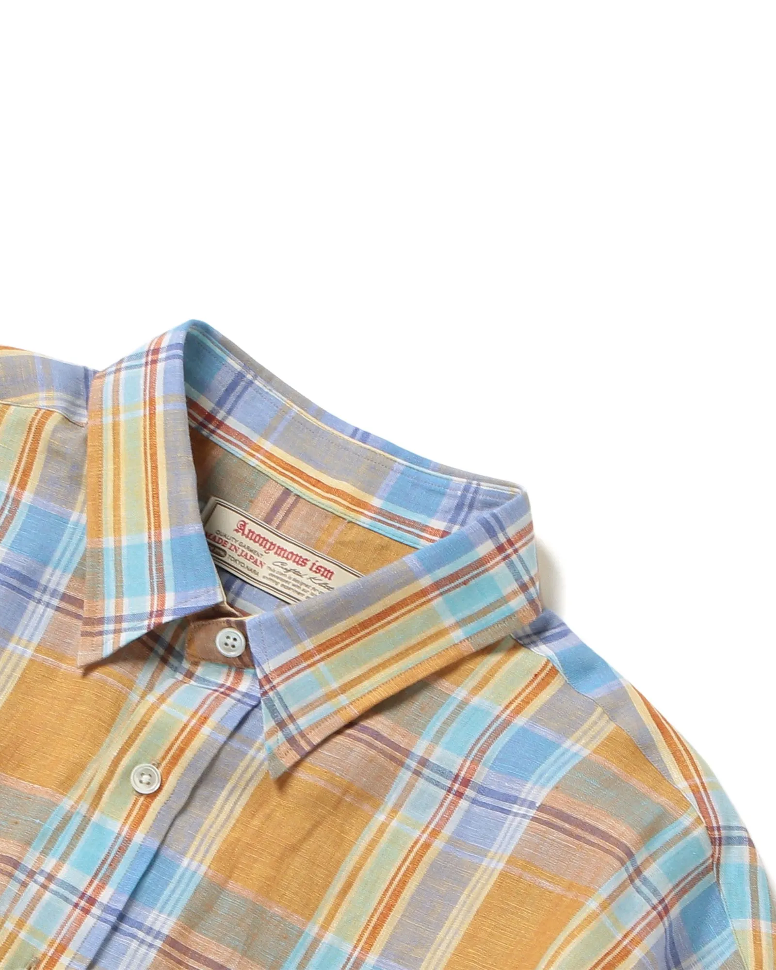 Signature Shirt - Madres Linen - Orange