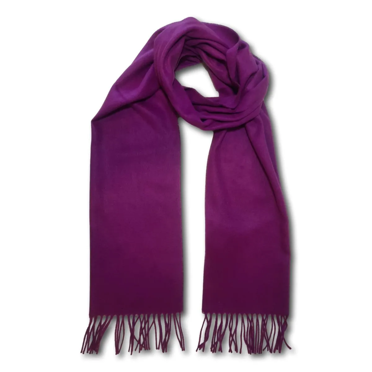 Solid Fringe Scarf