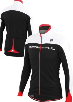 Sportful Flash SoftShell Jacket  -  black-white-red