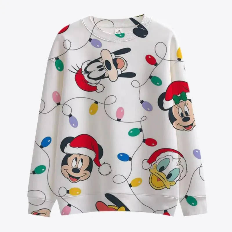 Stitch And Mickey Minnie Christmas Sweatshirt