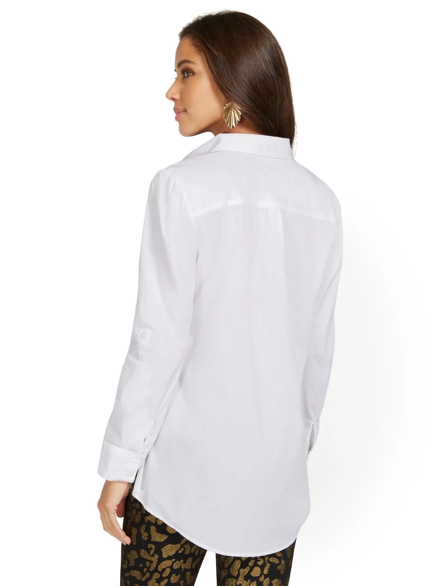 Tall Puff-Sleeve Madison Tunic Shirt