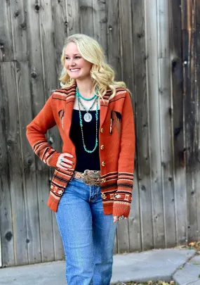 The Bozeman Vintage Horse Cardigan