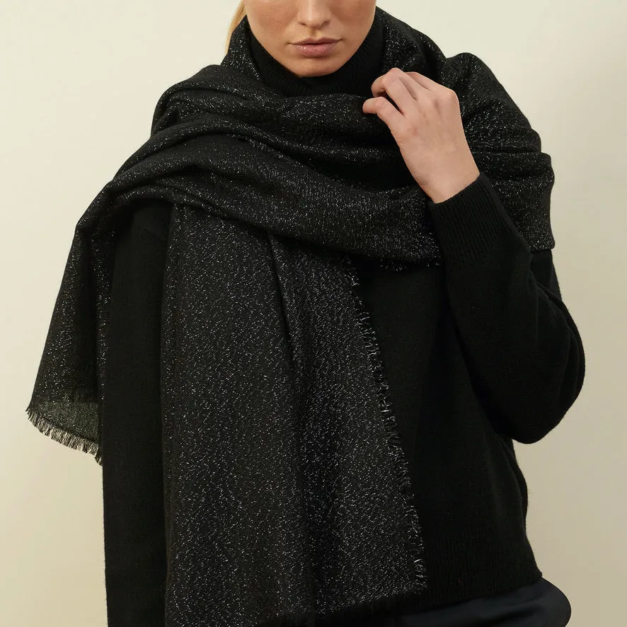 THE COSMOS SCARF - Black