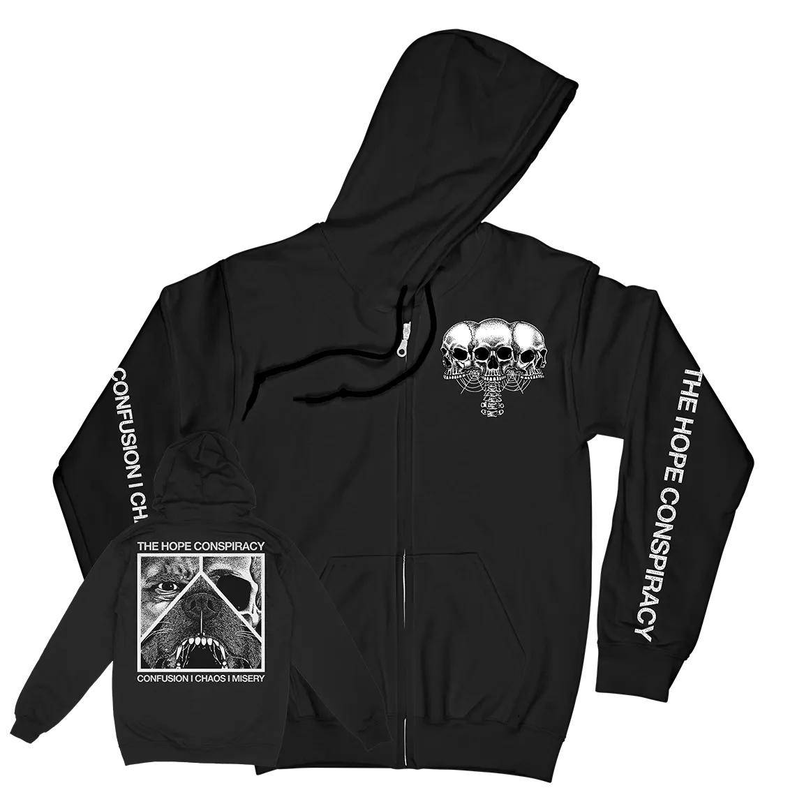 The Hope Conspiracy "CCM: Death Traitors" Zip Up Sweatshirt