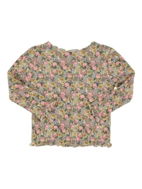 The New Society   Floral print cotton jersey t-shirt 