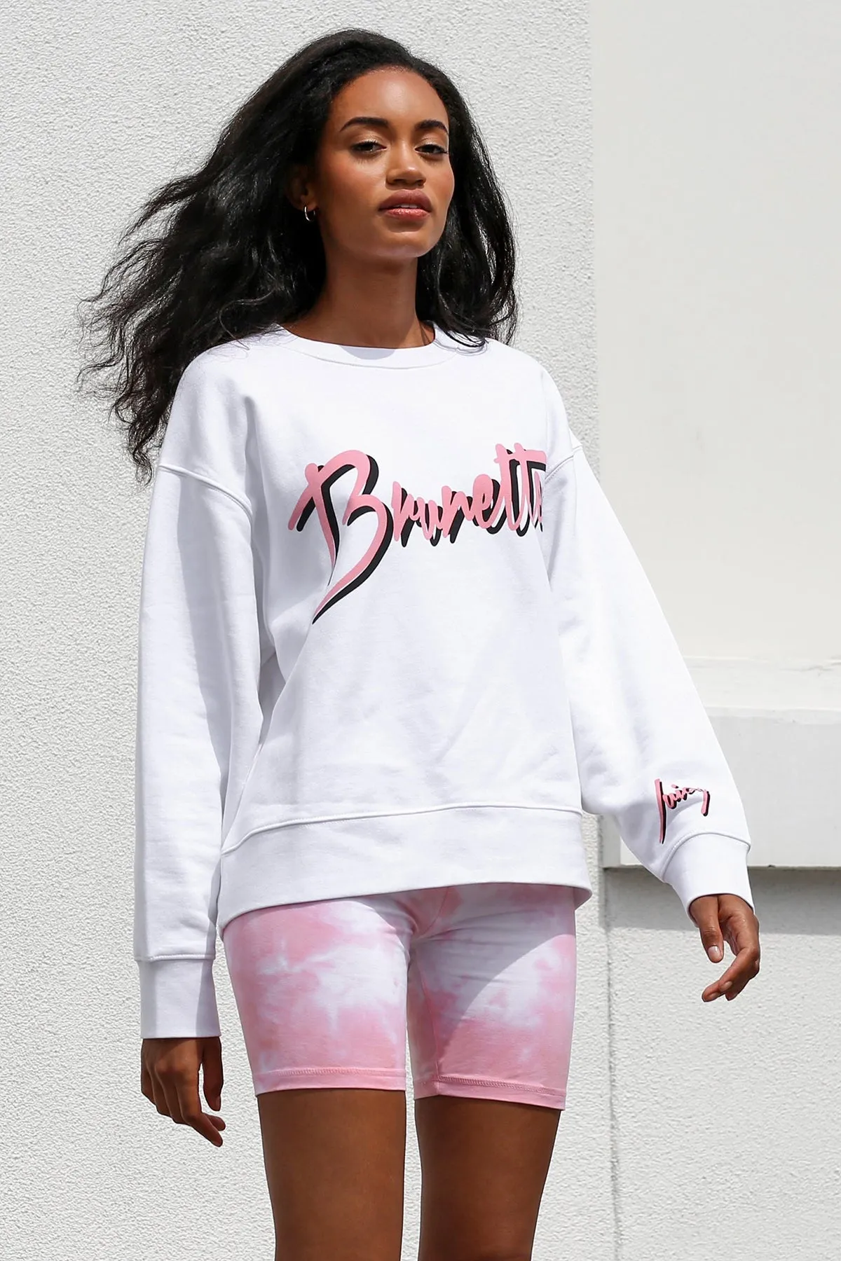 The "BRUNETTE" Step Sister Crew Neck Sweatshirt