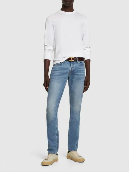 Tom Ford   Lyocell &amp; cotton crewneck t-shirt 