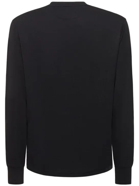 Tom Ford   Lyocell &amp; cotton crewneck t-shirt 