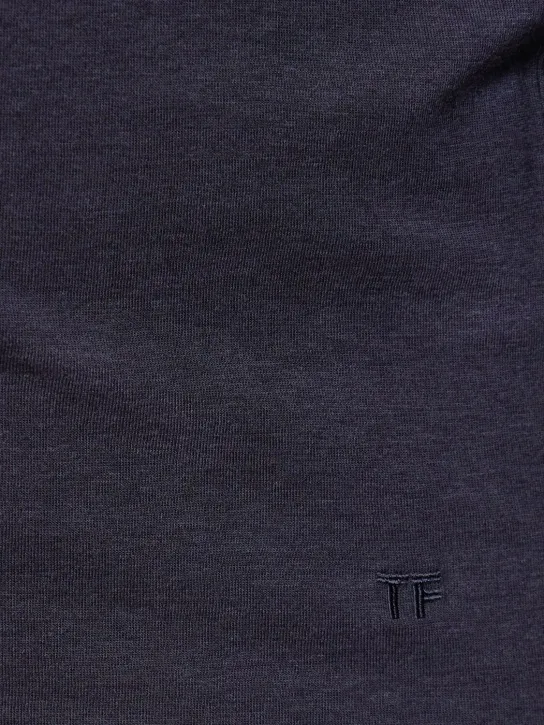 Tom Ford   Lyocell &amp; cotton crewneck t-shirt 